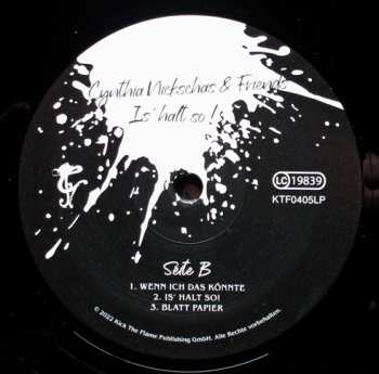 2LP Cynthia Nickschas: Is' Halt So!