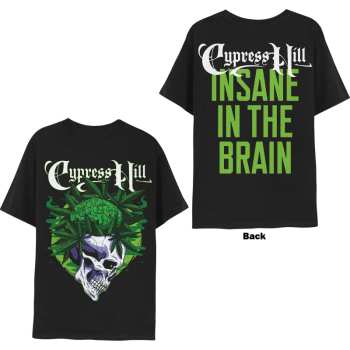 Merce Cypress Hill: Cypress Hill Unisex T-shirt: Insane In The Brain (back Print) (x-large) XL