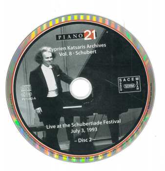2CD Cyprien Katsaris: Cyprien Katsaris Archives Vol.8 - Schubert 