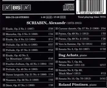 CD Alexander Scriabine: Alexandr Scriabin: Piano Music