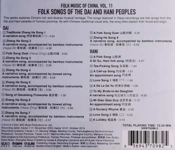 CD Shan: Folk Songs Of The Dai And Hani Peoples