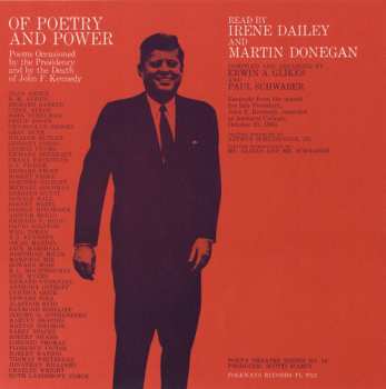 CD Dailey,irene / Donegan,martin: Of Poetry And Power: Poems Occasioned