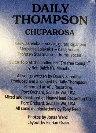 LP Daily Thompson: Chuparosa CLR | LTD