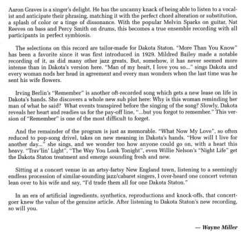 CD Dakota Staton: A Packet Of Love Letters