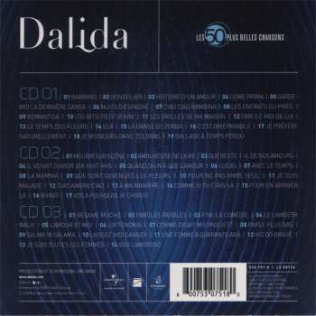 3CD Dalida: Les 50 Plus Belles Chansons