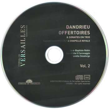 CD Jean-François Dandrieu: Offertoires & Sonates En Trio (Grandes Orgues De La Chapelle Royale)