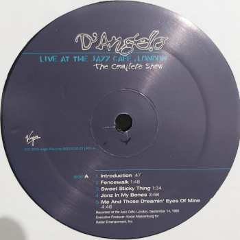 LP D'Angelo: Live At The Jazz Cafe, London: The Complete Show