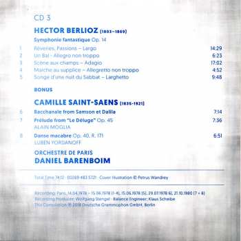 8CD/Set di cofanetti Daniel Barenboim: Barenboim Orchestre De Paris 