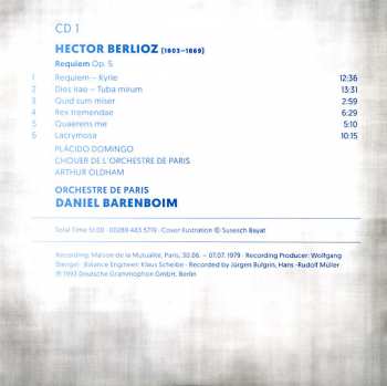 8CD/Set di cofanetti Daniel Barenboim: Barenboim Orchestre De Paris 