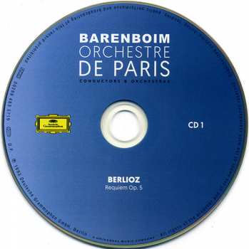 8CD/Set di cofanetti Daniel Barenboim: Barenboim Orchestre De Paris 