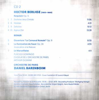 8CD/Set di cofanetti Daniel Barenboim: Barenboim Orchestre De Paris 