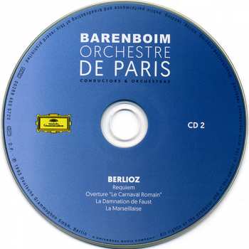 8CD/Set di cofanetti Daniel Barenboim: Barenboim Orchestre De Paris 