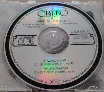 CD André Previn: Elgar, Walton: Cello Concertos