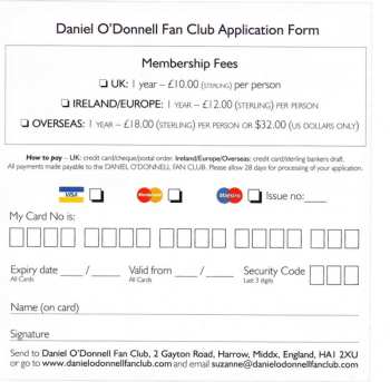 CD Daniel O'Donnell: A Picture Of You