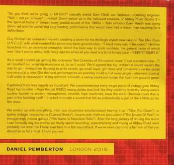 CD Daniel Pemberton: The Man From U.N.C.L.E. (Original Motion Picture Soundtrack)
