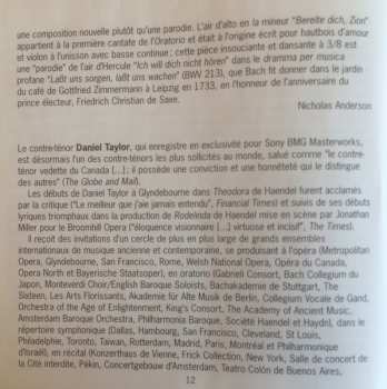 CD Daniel Taylor: The Voice Of Bach