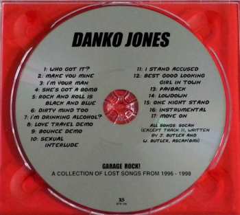 CD Danko Jones: Garage Rock! (A Collection Of Lost Songs From 1996 - 1998)
