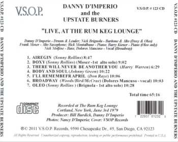 CD Danny D'Imperio: Live at the Rum Keg Lounge