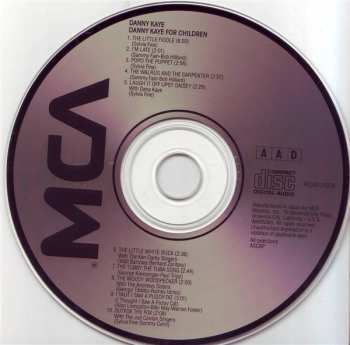 CD Danny Kaye: Danny Kaye For Children