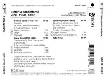 CD Antonio Salieri: Sinfonia Concertante