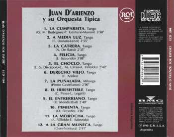 CD Juan D'Arienzo Y Su Orquesta Típica: For Export
