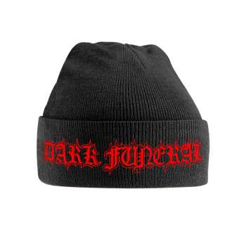 Merch Dark Funeral: Berretto Logo Dark Funeral (red)
