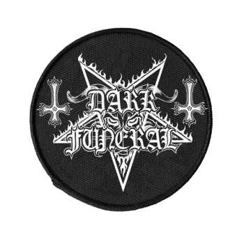 Merch Dark Funeral: Applicazione Logo Dark Funeral (circle) (woven)