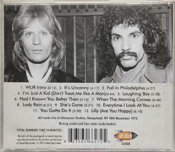CD Daryl Hall & John Oates: Ultrasonic Studios 1973 (The New York Broadcast)