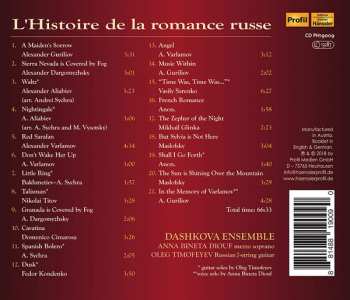 CD Oleg Timofeyev: Vol. 1 L'Histoire de la Romance Russe