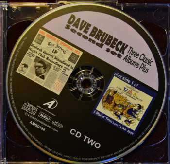 2CD Dave Brubeck: Three Classic Albums Plus - Second Set