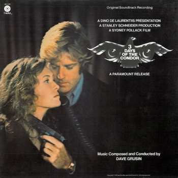 Album Dave Grusin: 3 Days Of The Condor (Original Soundtrack Recording)