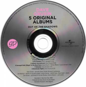 5CD/Set di cofanetti Dave Grusin: 5 Original Albums