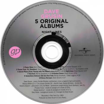 5CD/Set di cofanetti Dave Grusin: 5 Original Albums