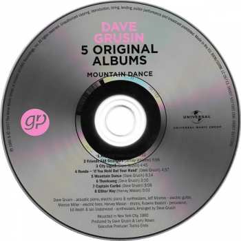 5CD/Set di cofanetti Dave Grusin: 5 Original Albums