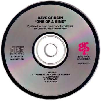 CD Dave Grusin: One Of A Kind