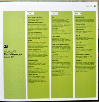 3CD/DVD/Set di cofanetti Dave Matthews Band: Europe 2009 LTD