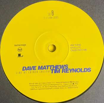 4LP/Set di cofanetti Dave Matthews: Live At Luther College
