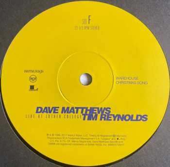 4LP/Set di cofanetti Dave Matthews: Live At Luther College
