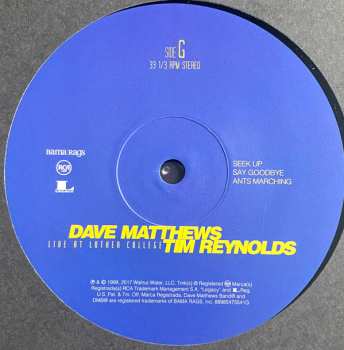 4LP/Set di cofanetti Dave Matthews: Live At Luther College