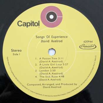 LP David Axelrod: Songs Of Experience LTD