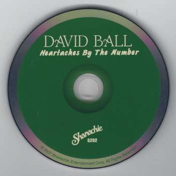 CD David Ball: Heartaches By The Number