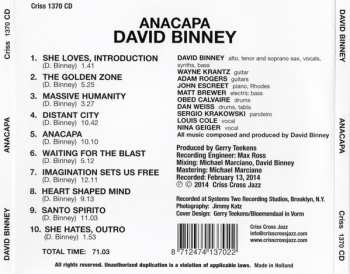 CD David Binney: Anacapa
