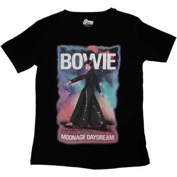 Merce David Bowie: David Bowie Ladies T-shirt: Moonage 11 Fade (small) S