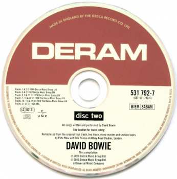 2CD David Bowie: David Bowie DLX