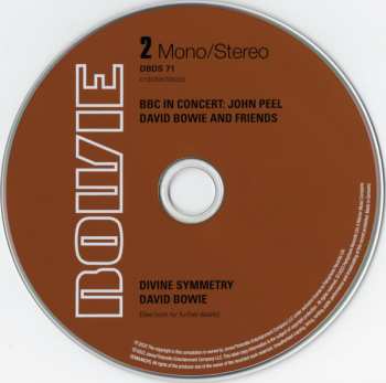 4CD/Set di cofanetti/Blu-ray David Bowie: Divine Symmetry LTD