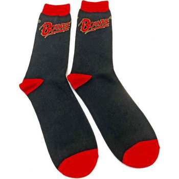 Merch David Bowie: Calzini alla caviglia Flash Logo David Bowie