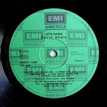 LP David Bowie: Let's Dance