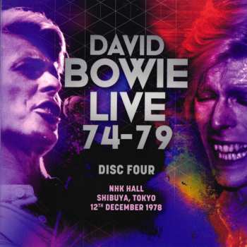 4CD/Set di cofanetti David Bowie: Live 74-79