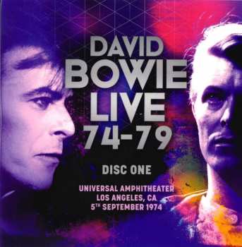 4CD/Set di cofanetti David Bowie: Live 74-79