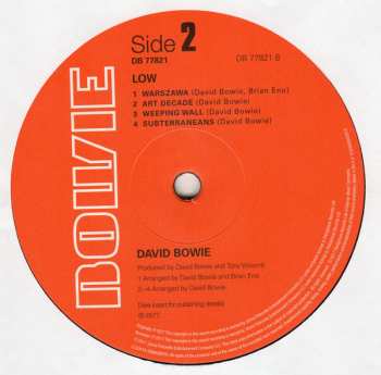LP David Bowie: Low